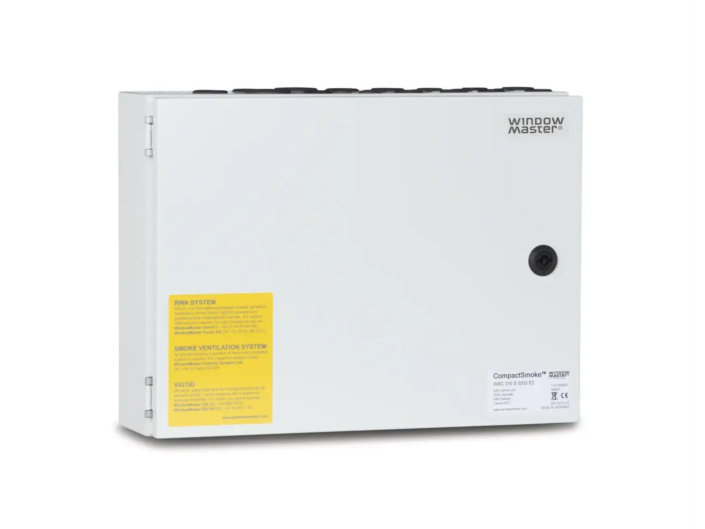 WSC 310 P – Styrcentral rökgas 10A, 2 zoner, PLUS